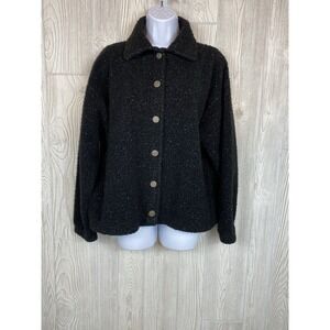 Women's ALPS Boucle Nub Cardigan Oversized‎ Boxy Fit Sz XL